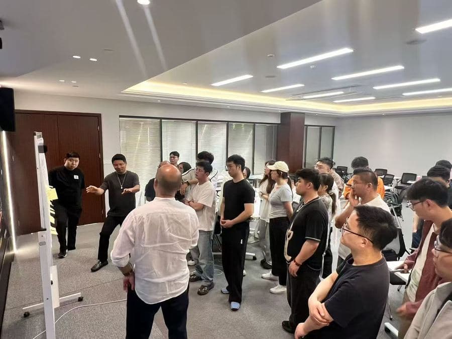 喜慢AI 企业工作坊现场 1